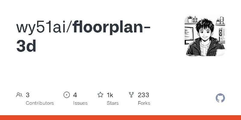 GitHub - wy51ai/floorplan-3d